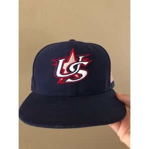 Team US Fitted Baseball Cap